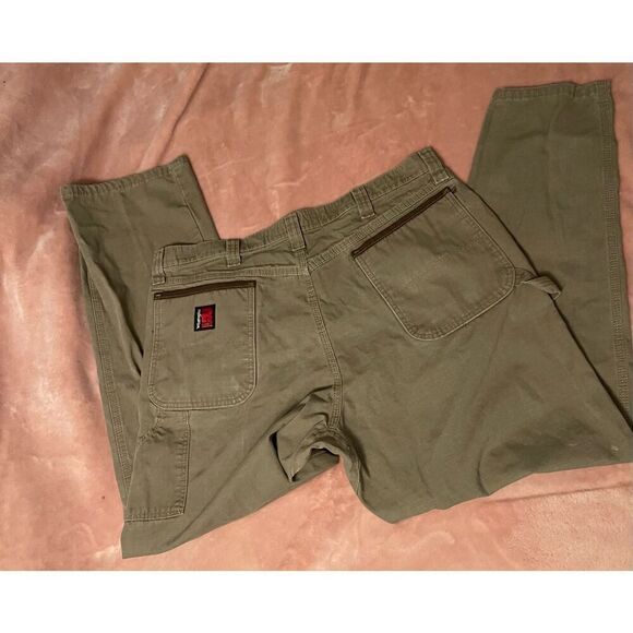 Wrangler Beige Riggs Workwear Pants 38x32 3W020BR - Picture 8 of 10